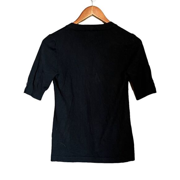 3 for $30! Reitmans black short sleeve cardigan - Picture 5 of 9